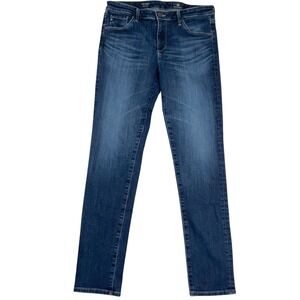 AG Adriano Goldschmied Jeans Womens 26 Blue Prima Cigarette Leg Whisker Slim
